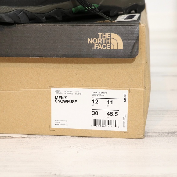 The Northface Men's Snowfuse Snow Boot Brown 12 New in Box - Picture 10 of 10